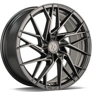 19x8.5" seventy9 SSF-4 Alloy Wheels 5x108 ET45 Half Grey Matt — Per Wheel