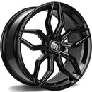19x8.5" seventy9 SCF-D [Flow Formed] Alloy Wheels 5x112 ET35 Gloss Black — Per Wheel