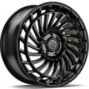 19x8" seventy9 SCF-K [Flow Formed] Alloy Wheels 5x112 ET45 Gloss Black — Per Wheel