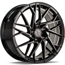 19x8.5" seventy9 SSF-4 Alloy Wheels 5x112 ET45 Black Glossy — Per Wheel