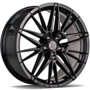 19x8.5" seventy9 SSF-5 Alloy Wheels 5x112 ET45 Black Glossy — Per Wheel