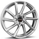 19x8.5" Borbet VTX Alloy Wheels 5x112 ET35 brilliant silver — Per Wheel
