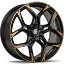 19x8" Carbonado Monster Alloy Wheels 5x112 ET40 Black Half Matt with Cooper Front — Per Wheel