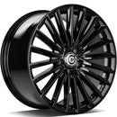 19x8" Carbonado Prestige Alloy Wheels 5x112 ET35 Gloss Black — Per Wheel