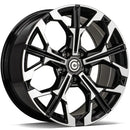 19x9" Carbonado RUNNER Alloy Wheels 5x112 ET35 Black Front Polished — Per Wheel