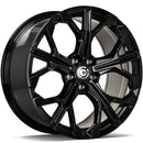 19x9" Carbonado RUNNER Alloy Wheels 5x112 ET35 Gloss Black — Per Wheel