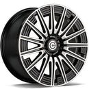 19x9.5" Carbonado Refined Alloy Wheels 5x112 ET45 Black Front Polished