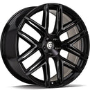 19x8.5" Carbonado SABER Alloy Wheels 5x112 ET30 Gloss Black — Per Wheel