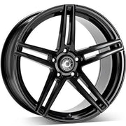 19x9.5" Wrath Wheels WF-1 [Flow Formed] Alloy Wheels 5x112 ET40 Black Glossy — Per Wheel