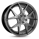 19x8.5" Keskin Tuning KT19N Alloy Wheels 5x114,3 ET40 Palladium painted — Per Wheel