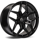 19x9.5" seventy9 SV-B Alloy Wheels 5x120 ET38 Gloss Black — Per Wheel