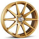 19x8.5" Borbet GTX Alloy Wheels 5x120 ET30 Gold matt — Per Wheel