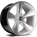 19x9" Carbonado Concave Alloy Wheels 5x120 ET24 Diamond Hyper Silver — Per Wheel