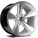 19x10" Carbonado Concave Alloy Wheels 5x120 ET14 Diamond Hyper Silver — Per Wheel