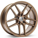 19x9.5" Wrath Wheels WF-14 [Flow Formed] Alloy Wheels 5x120 ET38 Bronze — Per Wheel