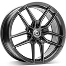 19x9.5" Wrath Wheels WF-14 [Flow Formed] Alloy Wheels 5x120 ET38 Graphite — Per Wheel