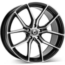 19x8.5" Wrath Wheels WF-7 Alloy Wheels 5x120 ET35 Black polished