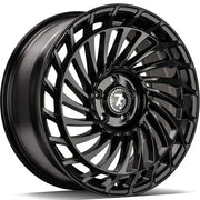 20x8.5" seventy9 SCF-K [Flow Formed] Alloy Wheels 5x112 ET35 Gloss Black — Per Wheel