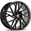 20x8.5" seventy9 SSF-4 Alloy Wheels 5x112 ET40 Black Glossy — Per Wheel