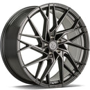 20x8.5" seventy9 SSF-4 Alloy Wheels 5x112 ET30 Half Grey Matt — Per Wheel