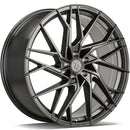 20x8.5" seventy9 SSF-4 Alloy Wheels 5x112 ET40 Half Grey Matt — Per Wheel