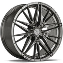 20x8.5" seventy9 SSF-5 Alloy Wheels 5x112 ET40 Half Grey Matt — Per Wheel