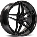 20x9" seventy9 SV-AR Alloy Wheels 5x112 ET25 Gloss Black — Per Wheel