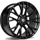 20x9" Carbonado Anomaly Alloy Wheels 5x112 ET30 Gloss Black — Per Wheel