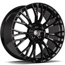20x10.5" Carbonado Fame Alloy Wheels 5x112 ET40 Gloss Black — Per Wheel