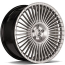 20x9.5" Carbonado GIFT Alloy Wheels 5x112 ET45 Diamond Hyper Silver — Per Wheel