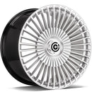 20x8.5" Carbonado Hurricane Alloy Wheels 5x112 ET35 Diamond Hyper Silver — Per Wheel