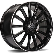 20x8.5" Carbonado Performance Alloy Wheels 5x112 ET35 Black Gloss Lip Polished — Per Wheel