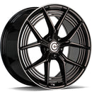 20x8.5" Carbonado Pure Alloy Wheels 5x112 ET35 Black Glossy Lip Polished — Per Wheel