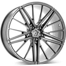 20x8.5" Wrath Wheels WF-5 [Flow Formed] Alloy Wheels 5x112 ET40 Gloss Grey — Per Wheel