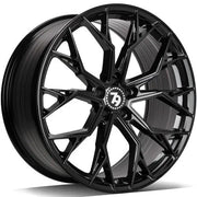 20x9" seventy9 SCF-H [Flow Formed] Alloy Wheels 5x114,3 ET40 Gloss Black — Per Wheel