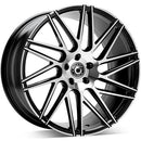 20x10" Wrath Wheels WF-4 [Flow Formed] Alloy Wheels 5x120 ET42 Black polished — Per Wheel