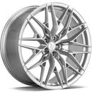 21x9.5" seventy9 SCF-1 Alloy Wheels 5x112 ET25 Silver Front Polished — Per Wheel