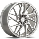 21x9.5" seventy9 SSF-4 Alloy Wheels 5x112 ET30 Silver Front Polished — Per Wheel