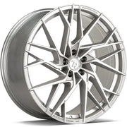 21x9.5" seventy9 SSF-4 Alloy Wheels 5x112 ET30 Silver Front Polished — Per Wheel