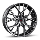 21x9.5" Borbet BY Alloy Wheels 5x112 ET40 titan polished matt — Per Wheel
