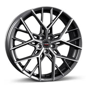 21x9.5" Borbet BY Alloy Wheels 5x112 ET40 titan polished matt — Per Wheel