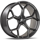 21x9.5" Carbonado Fancy Alloy Wheels 5x112 ET25 Gloss Black — Per Wheel