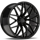 21x10" Carbonado Glory [Flow Formed] Alloy Wheels 5x112 ET19 Gloss Black — Per Wheel