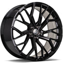 21x9.5" Carbonado Helix Alloy Wheels 5x112 ET25 Gloss Black — Per Wheel
