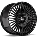 21x11" Carbonado Hurricane Alloy Wheels 5x112 ET47 Gloss Black — Per Wheel