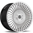 21x10" Carbonado Hurricane Alloy Wheels 5x112 ET50 Diamond Hyper Silver — Per Wheel