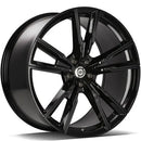 21x9.5" Carbonado Independence [Flow Formed] Alloy Wheels 5x112 ET33 Gloss Black — Per Wheel