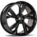 21x9.5" Carbonado Luxury Alloy Wheels 5x112 ET25 Gloss Black — Per Wheel