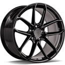 21x9.5" Carbonado Prime Alloy Wheels 5x130 ET46 Black Glossy — Per Wheel