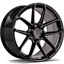21x11" Carbonado Prime Alloy Wheels 5x130 ET58 Black Glossy